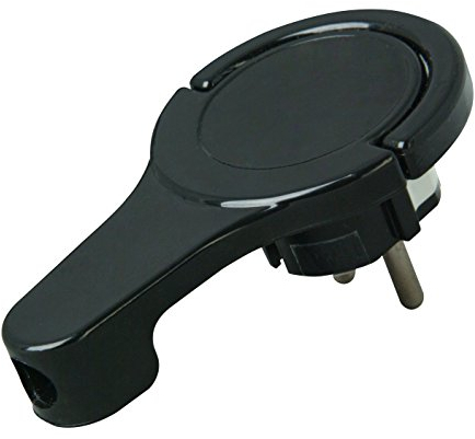 Kopp Fiche Plate à Contact de Protection 172005030 230 V Noir IP20