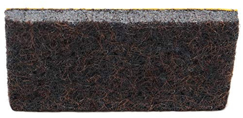 Adsamm® / 32 x Deslizadores de Fieltro autoadhesivos/Marrón / 20x40 mm/Rectangular/Patines de Fieltro para Muebles de 5,5 mm de Grosor