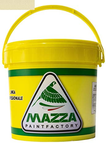 MAZZA Pittura Al Quarzo Per Muri Interni Ed Esterni Lt 5 Ad Alto Potere Coprente Colorificio (Sabbia Mz1015)