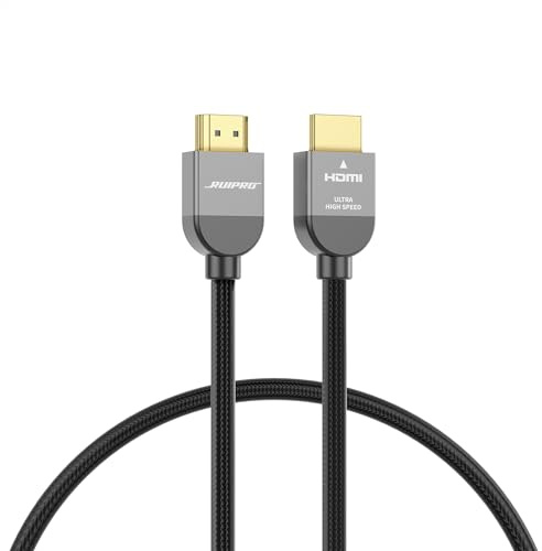 RUIPRO Ultra High Speed HDMI 2.1, 48Gbps, 8K60, 4K120, HDR/eARC, 1 m