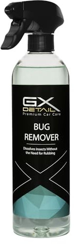 GxDetail Limpiador de Insectos y Bichos para Coche 500 ml. – Elimina Restos Adheridos en Parabrisas, Carrocería, Paragolpes y Faros – Fórmula Potente y Segura – Fácil Aplicación y Acción Rápida.