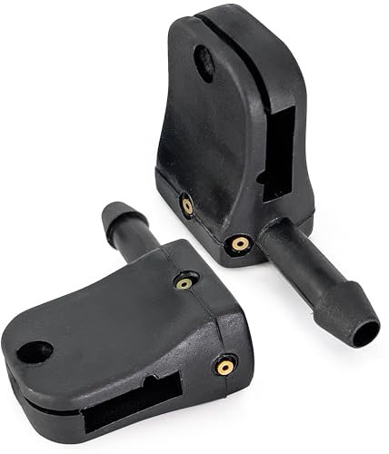 Click&Fit Scheibenwaschdüsen kompatibel mit Ford Transit, Mercedes Sprinter, VW Crafter, Peugeot Boxer, Citroen Jumper, Fiat Ducato, Iveco Daily für 10-12 mm Wischerarm