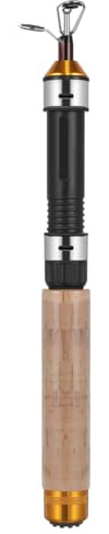 Didiseaon Mini Telescopic Fishing Rod: Ice Fishing Pole Ultralight Pocket Rod Carbon Coating Compact Small Pole for Winter Fish Tackle