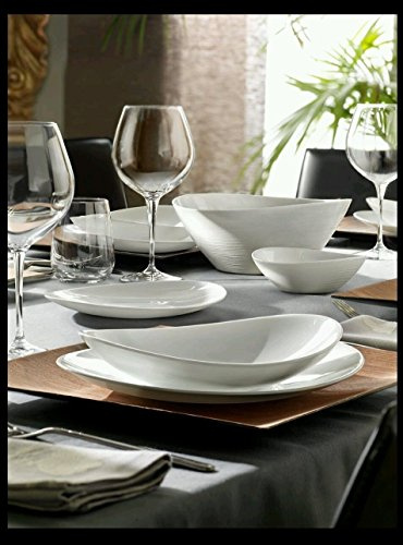 Pagano home OFFERTA SERVIZIO PIATTI PROMETEO BIANCO BORMIOLI X 18 PERSONE 54 PEZZI