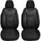 BREMER SITZBEZÜGE Maß Auto Schonbezüge kompatibel mit VW Golf Plus Fahrer & Beifahrer Set ab 2004-2014 / Auto Sitzbezüge Schonbezug Set Autositzbezüge 2er Pack in Schwarz (910)