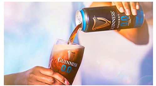 Alcohol Free | Guinness Zero | 0.0% ABV | Stout | 8 x 440ml