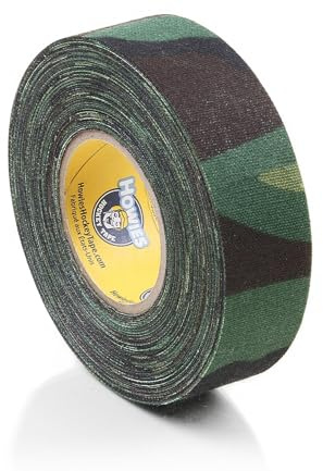 Schlägertape Profi Cloth Hockey Tape 25mm f. Eishockey Green camo, 18 m