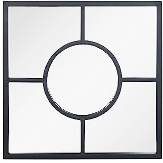 La Hacienda Black Square Garden Mirror