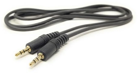 1.5m 3.5mm to 3.5mm Audio Cable Mini Jack Male to Male Stereo AUX Auxiliary TRS Lead Compatible with Headphone, Phone, Car Audio, Speaker, MP3, Home Stereo, Amp, TV, PC Laptop, HiFi (Black, 1.5m)