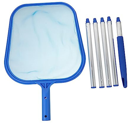 ORFOFE Lightweight Paddling Pool Cleaning Net 120cm Aluminum Fishing Net for Swimming Pool Water