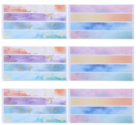 XANHOY 24 strisce adesive da bagno per tappezzeria, adesivi per doccia, scale, scale e doccia