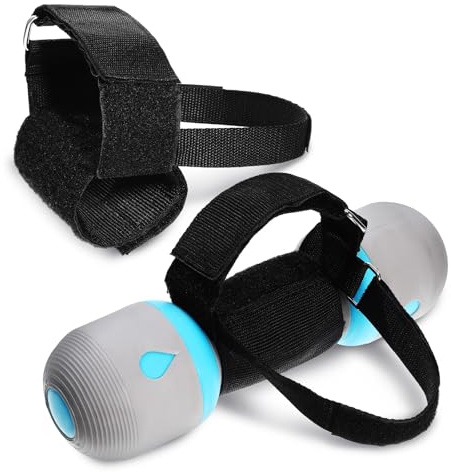 DIYEAH Cinghie per Caviglie Regolabili Manubri 1 Paio, Fasce per Piedi da Allenamento Fitness Resistente e Sicuro, Accessorio per Sollevamento Pesi e Esercizi Gambe in Palestra e Casa