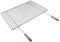 Parrilla en acero inoxidable europea de anchura ajustable 65–90x45cm