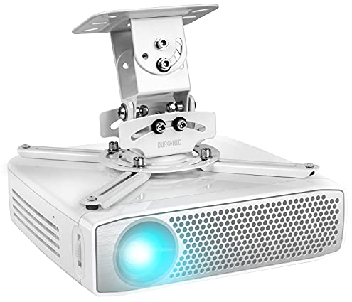 Duronic PB05XB Beamer Halterung | Projektor Halterung | Universal Wandhalterung | Halterung für Video-Projektor | drehbar und schwenkbar | Heimkino | Traglast bis zu 13,6 kg | 360° Rotation