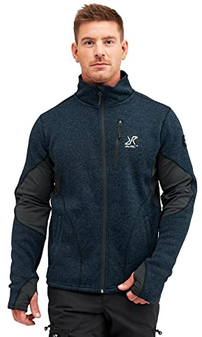 RevolutionRace Fusion Fleece für Herren, perfekt für Wanderungen und Outdoor-Abenteuer, Peacemaker, M