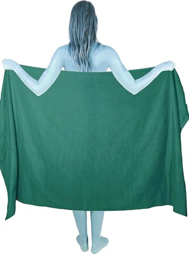 Textile Do Extra Large Super Jumbo Bath Sheet Towel 100% Egyptian Cotton XL Bath Sheets(100 x 200 cm-600 GSM) (Blue Lagon)