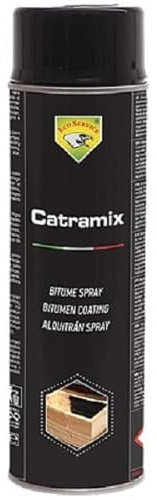 LE AMAZZONI STORE CATRAMIX Vernice bituminosa spray impermeabilizzante con elevate proprietà di ancoraggio 500 ml