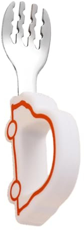 Eastuy Cucchiaio per – Cucchiai forchette di apprendimento per | Design ergonomico per cibo multiuso per adulti pasti familiari
