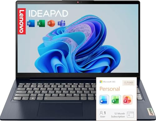 Lenovo Ultrabook 15.6 FHD Touch-Screen Laptop • Intel 13th 10-Core i5 CPU • 8GB RAM, 256GB SSD • 2026 Edition, Copilot AI, WiFi 6, Windows 11, Student & Business Laptop • WOWPC Recovery USB Included