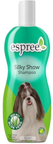 Espree Shampooing Naturel pour Chiens D’Exposition, avec Huile de Carthame Naturelle et Protéines de Soie - Parfum d'eaux Apaisantes 355ml