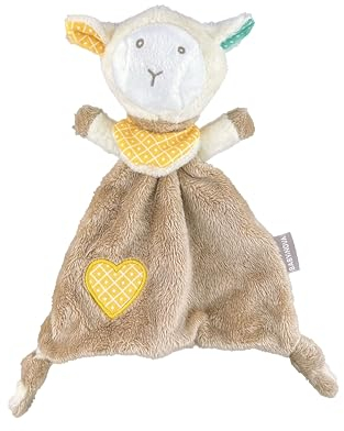 Baby-Nova comfort blanket made of soft fabric for babies - comfort blanket made of soft velour - cute comfort blanket for boys and girls - Sheep