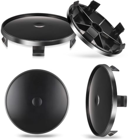 4Pcs Tapas Llantas 68mm, Tapacubos Seat Universales, Tapas para Llantas de Aleación Estable, Tapa Central de Rueda Compatible con VW y Audi (OD 68mm ID 65mm)