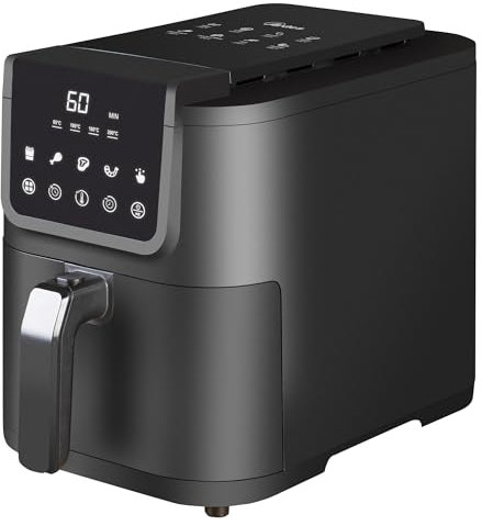 ARDES - ARFRYA10L Friggitrice Ad Aria FRIGGISANA INFINITY 5L - Friggitrice Ad Aria Slim Cavità XL Capacità 5 Litri Super Profonda - AirFryer con Display Digitale Touch e Timer 60'