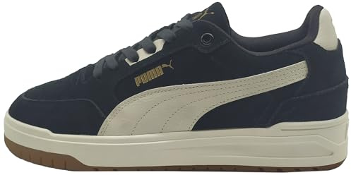 Puma Shuffle Downtown SdSneaker Unisex, Puma Black Vapor Gray Puma Gold, 40.5 EU