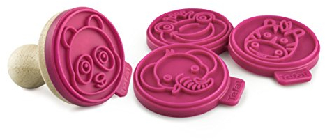 Tefal Bolsita con 4 Sellos de Galletas con diseño Creativo de Animales, de Proflex Pink