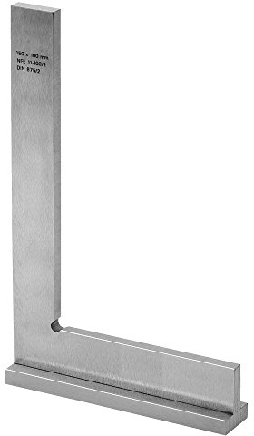 FACOM - Ã‰querre Simple Ã€ Chapeau 100 X 70 Mm Classe II - DELA.1257.02 - Ã‰querre Ã€ Talon - Chapeau Rapporté Vissé - Appui Talon Et Face - Idéal Pour Mécanicien - Outillage Ã€ Main