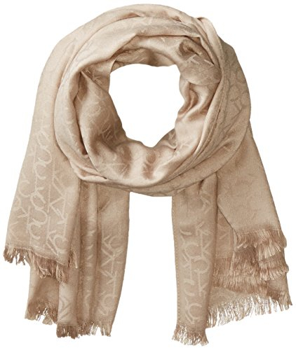 Calvin Klein Damen Pashmina Schal, Mandel, Einheitsgröße