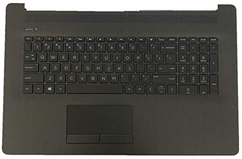 Replacement for HP Pavilion17BY 17-by 17CA 17-CA Laptop Upper Case Palmrest Backlit Keyboard Touchpad Assembly Part L22749-001