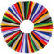 50 Pezzi Cerniere in Nylon, 20cm Nylon Bobina Cerniere Chiusura Lampo Colorata per Sartoria Artigianato da Cucire, 25Colori