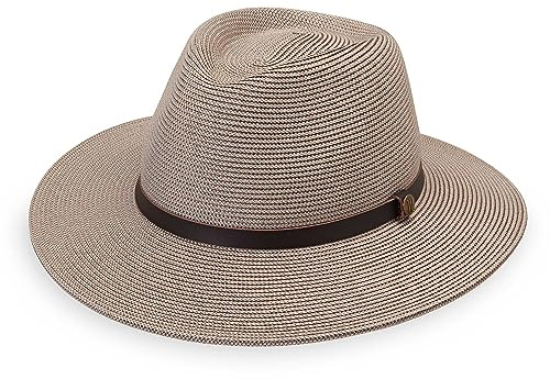Wallaroo Hat Company Men’s Carter Fedora – UPF 50+ Sun Protection, Wide Brim, Packable Design and Adjustable Sizing – Sun-Smart Hat for Resort, Travel and Outdoor Events (Large/X-Large, Graphite)