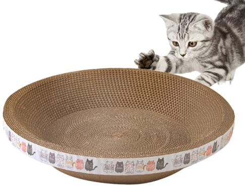 Griffoir Pour Chat - Lit À Gratter Pour Chat En Carton Ondulé Tapis À Gratter Pour Chat | Planche À Gratter Pour Chat,griffoir Pour Chat,Griffoir Chats Carton,Boîte À Gratter Pour Chat,Lits Pour Chats