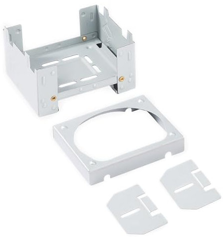 Zxfdsfdbnm Réchaud pliable de poche pour la cuisine, la randonnée, l'extérieur, les alcools, les brûleurs pliants avec pare-brise et