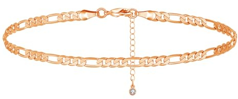 Cangall silver fotkedjor för kvinnor, Infinity vristlänk armband, flexibel justerbar sommar barfota strand silver vristlänk på fotleden, fin design strand fotsmycke gåva för kvinnor/mamma, Sten