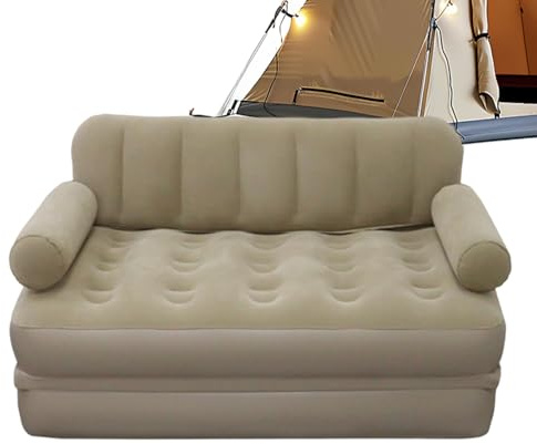 Arroopu Canapé Gonflable - avec Fauteuil De Repos Pliant avec Appui-Tête | Canapé Gonflable pour Le Camping,pour Intérieur Extérieur Plage Voyage Randonnée Festival Jardin Terrasse