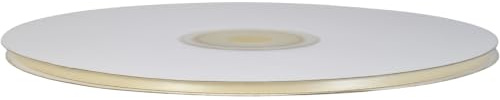 NASTRO DOPPIO RASO 6 MM ROTOLO DA 50 METRI ROBBON SATIN 34 COLORI DISPONIBILI (AVORIO)