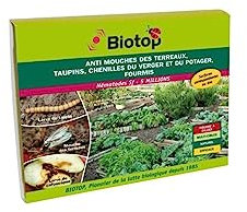 Biotop - Nématodes Sf anti mouche terreaux, taupins, chenilles 5M pour 10m2