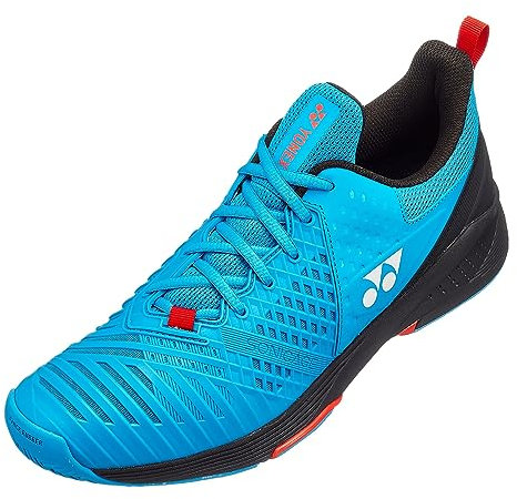 Yonex Sonicage3 Wide Herren Sandplatzschuhe, Farbe:blau/schwarz, Größe:44.5