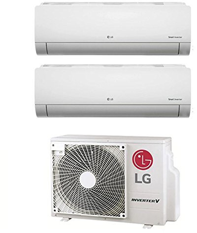 Climatizzatore Condizionatore Inverter Dual Split New LG Libero Serie EP 9000+9000 Btu 9+9 MU2M15 UL4 Classe A++ 2017