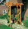 Beauty.Scouts Outdoor Dino Collection Pergola Nanny, Kiefer, honigbraun, 200 x 51 x 208 cm, Gartenpergola, Rosenbogen, Garten, Holzpergola, Holzrosenbogen, Gartenausstattung, Gartendeko