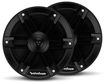 Rockford Fosgate M0-65B 6.5 Coaxial Full Range Speakers - Black (Pair)