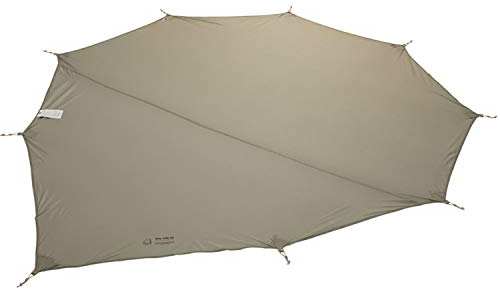 Nordisk Asgard Mini Footprint Grau - wasserdichte robuste Zeltunterlage, Größe One Size - Farbe Grey