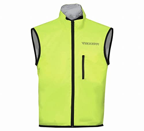Modeka Gilet de sécurité réversible DOUBLE EYE pour moto pour jour et nuit - Taille 5XL