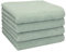 Betz Handtuch 4er Pack Handtücher Set Berlin Größe 50x100 cm 100% Baumwolle - gut trocknend, leichte Qualität - ideal für Sport, Strand, Reisen Farbe Jade Grün