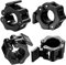 VARHHUXHA 4 Stück Hantelverschlüsse Hantel Verschluss, 30mm Langhantel Klemmen Kragen Clips Verriegelung Schnellverschlus, für Workout Gewichtheben Fitness Training Zubehör