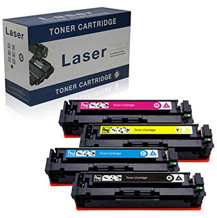 Ineecink Kompatible Tonerkartusche Als Ersatz Für HP 415A W2030A W2031A W2032A W2033A Zur Verwendung Mit HP Farblaser M454DN M454DW M479DW M479FDN M479FDW M479FNW Drucker, 4Er-Pack,4p