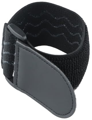 Sangle en Elastique avec de la Silicone Antidérapant, 30×5 CM Nylon Sangles de Câble Attaches, Sangle Multi-Usage et Réutilisable pour Cordes, Câbles, Tuyaux d’ Arrosage, Vélos (Noir)